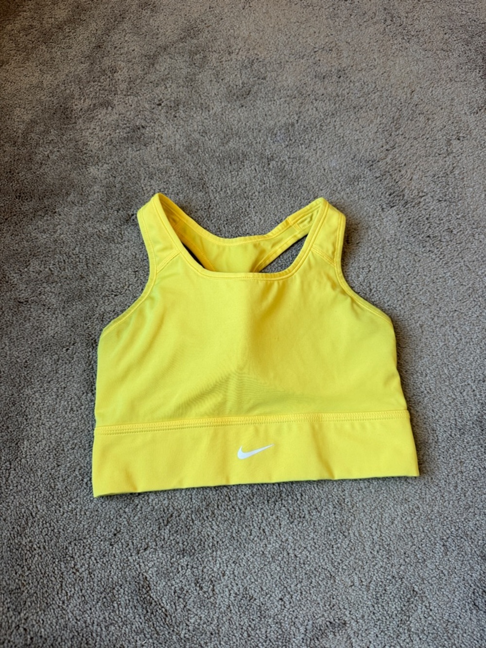 Nike Yellow Sports Bra